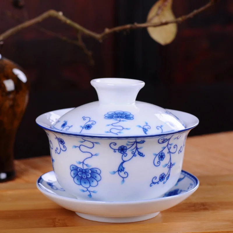 Matcha Bowl Chawan - Juego de té Gaiwan de cerámica