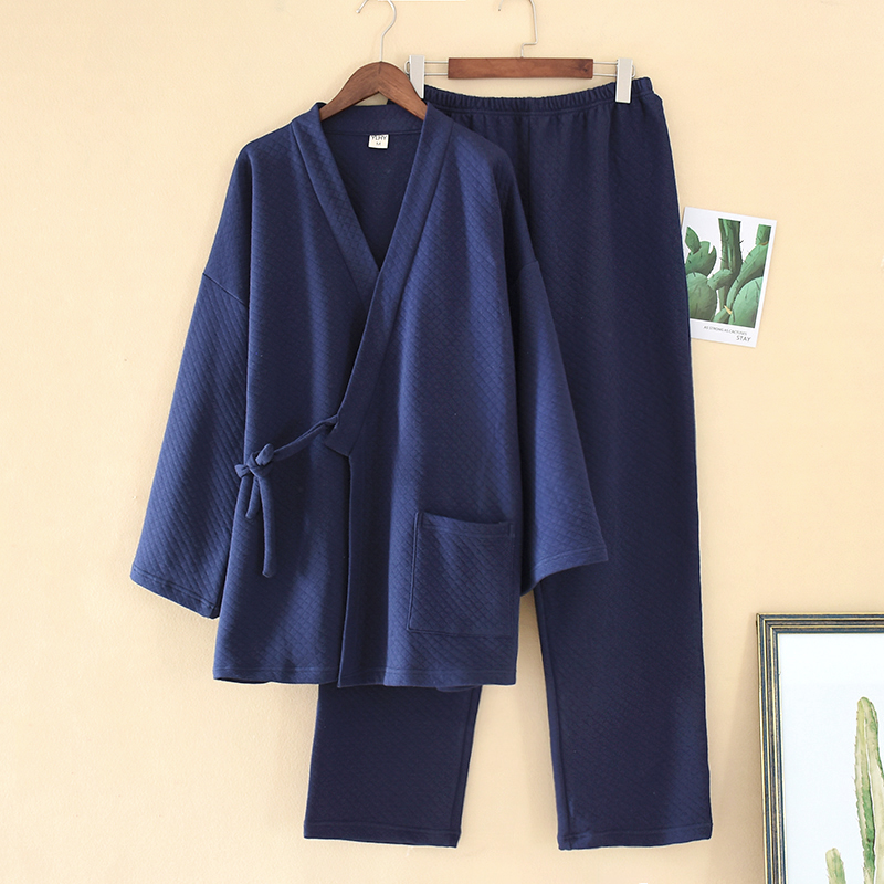 Kimono Yukata Cotton - Conjunto de pijamas Yukata tipo kimono
