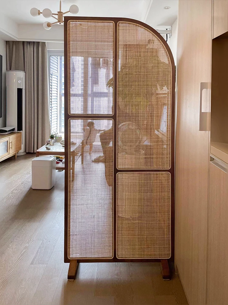 Shoji Screen Divider - Pantallas de ratán de madera maciza