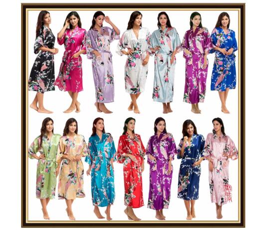Kimono Yukata Cotton - Kimono Japonés de Satén de Seda