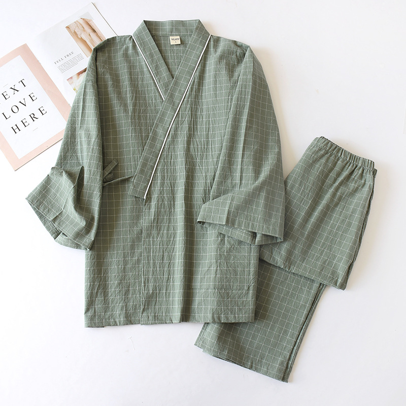 Kimono Yukata Cotton - Kimono de estilo japonés, de gasa