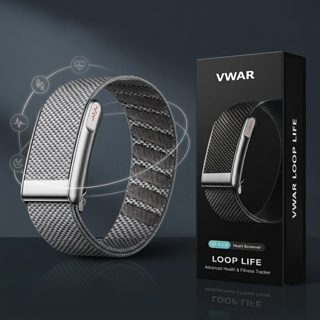 Japanese Active Lifestyle - Pulsera Inteligente VWAR Original con Monitor