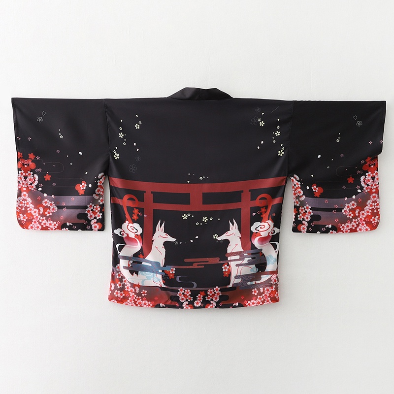 Moda estampado de zorro verano - Kimono Yukata Cotton reseña y precio