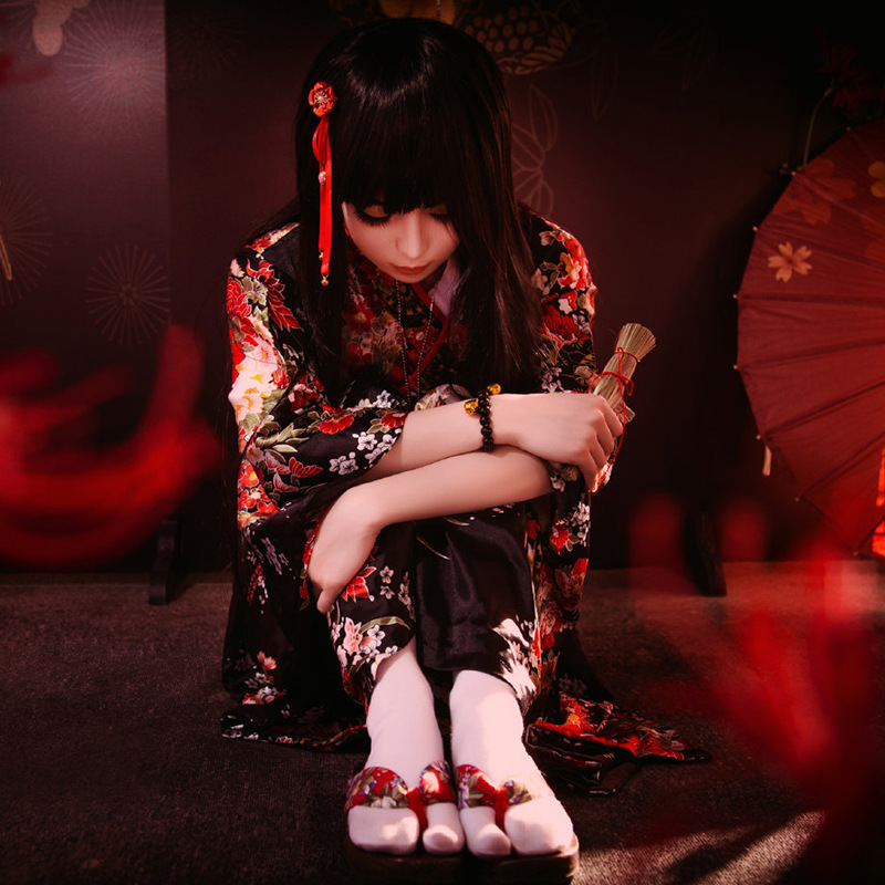 Disfraz de Anime Jigoku Shoujo - Kimono Yukata Cotton reseña y precio