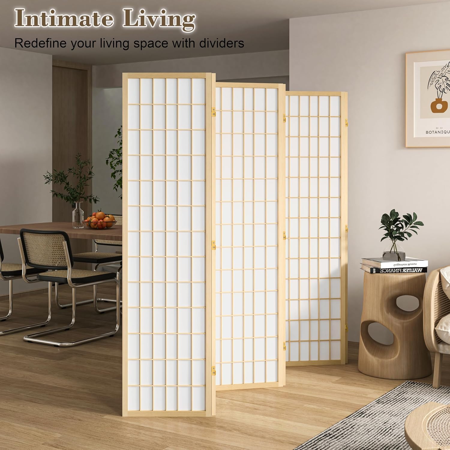 Separador de ambientes plegabl - Shoji Screen Divider reseña y precio