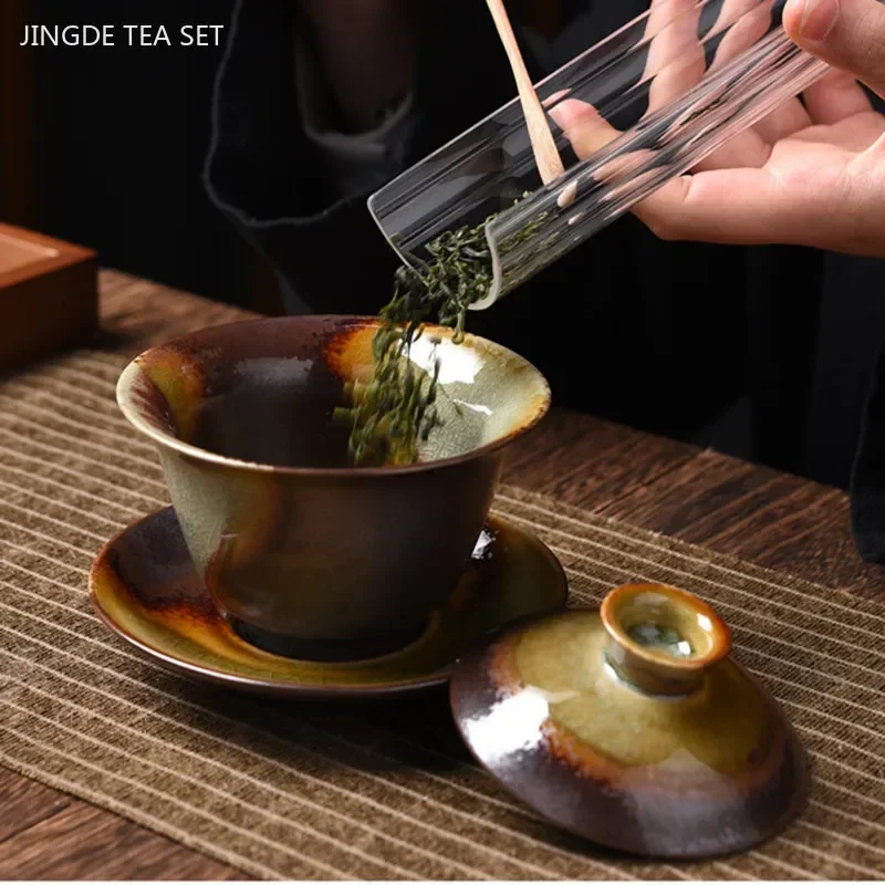 Horno de leña cambiado de cerá - Matcha Bowl Chawan reseña y precio