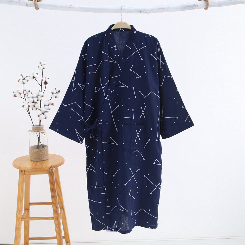 2026 nuevos hombres 100% bata  - Kimono Yukata Cotton reseña y precio