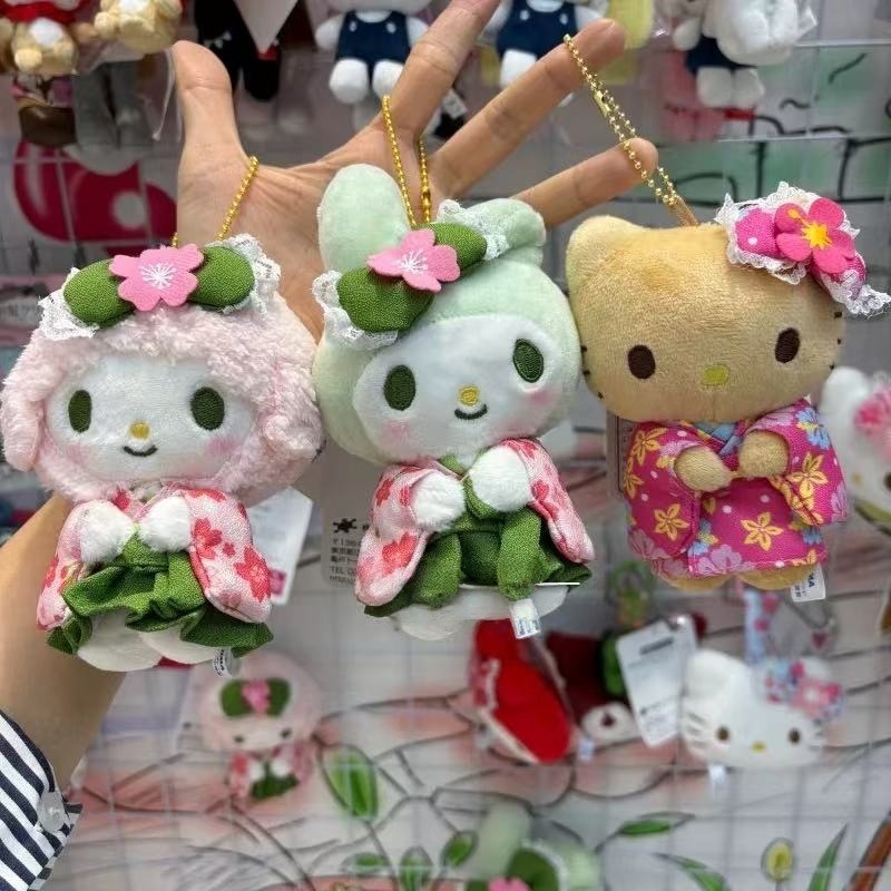 Llavero de peluche de 12 cm de - Kimono Yukata Cotton reseña y precio