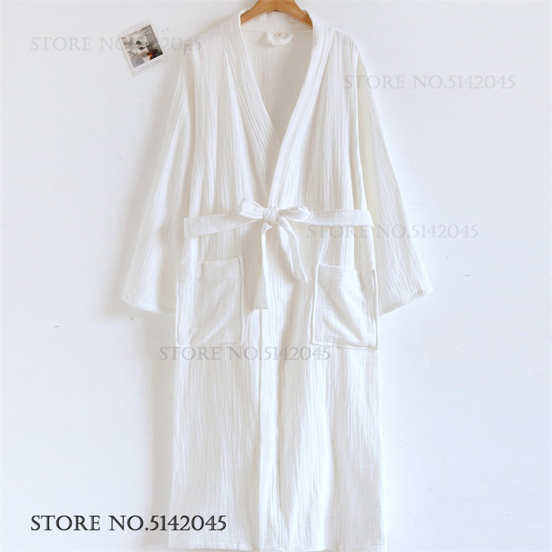 Bata Larga de Gasa 100% Algodó - Kimono Yukata Cotton reseña y precio
