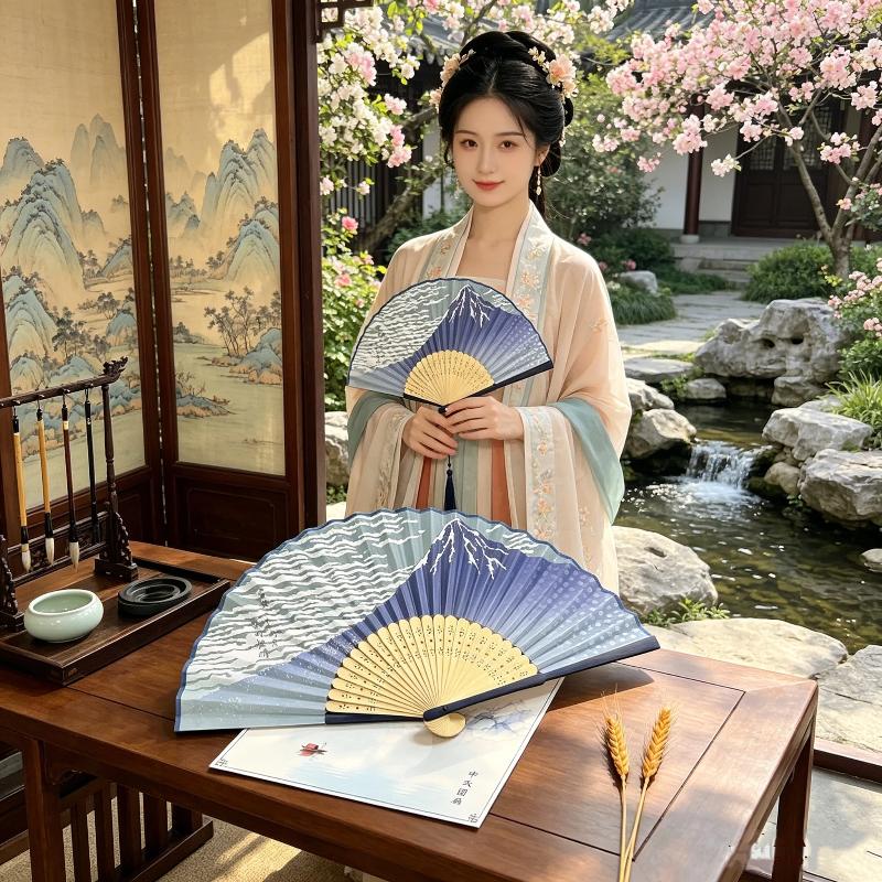 Abanico Plegable de Bambú con  - Fan Sensu Folding reseña y precio