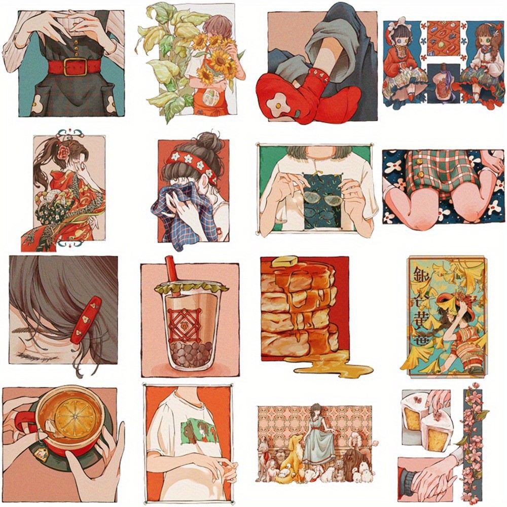 50 Pegatinas de Estilo Vintage - Japanese Lifestyle In Japanese reseña y precio