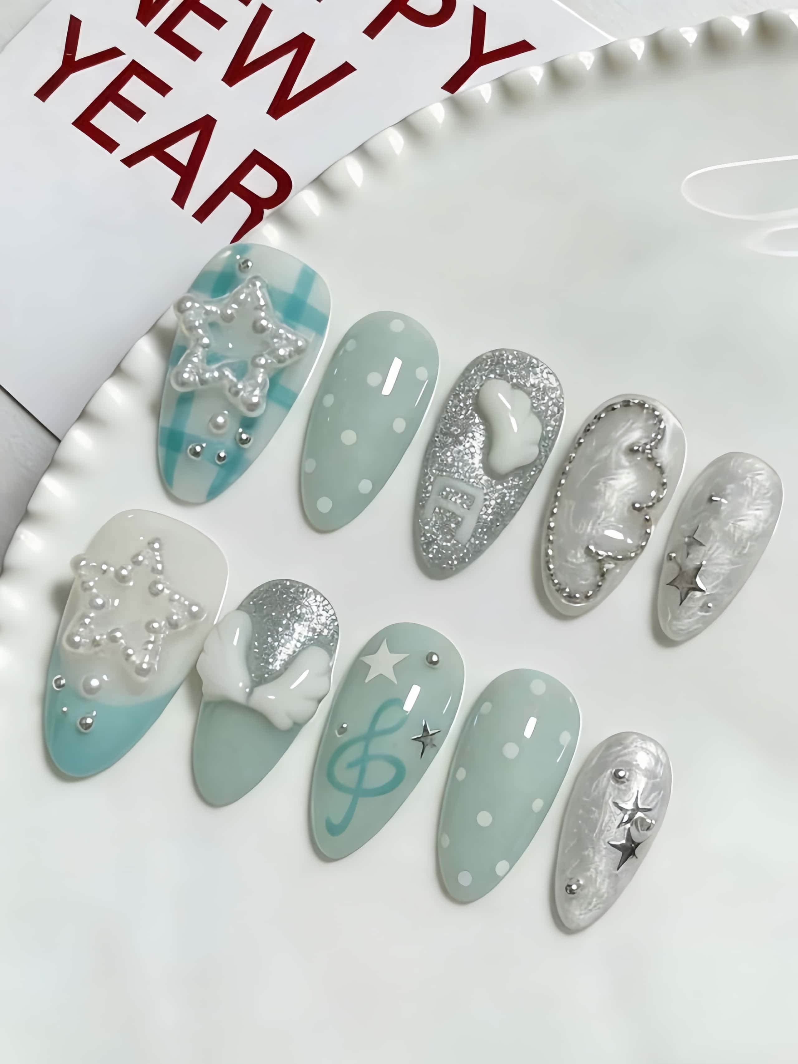 10 piezas de puntas de uñas po - Japanese Lifestyle In Japanese reseña y precio