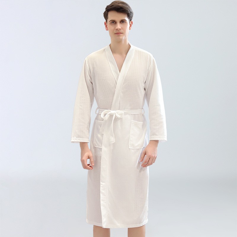 Batas de Baño Tipo Waffle para - Kimono Yukata Cotton reseña y precio