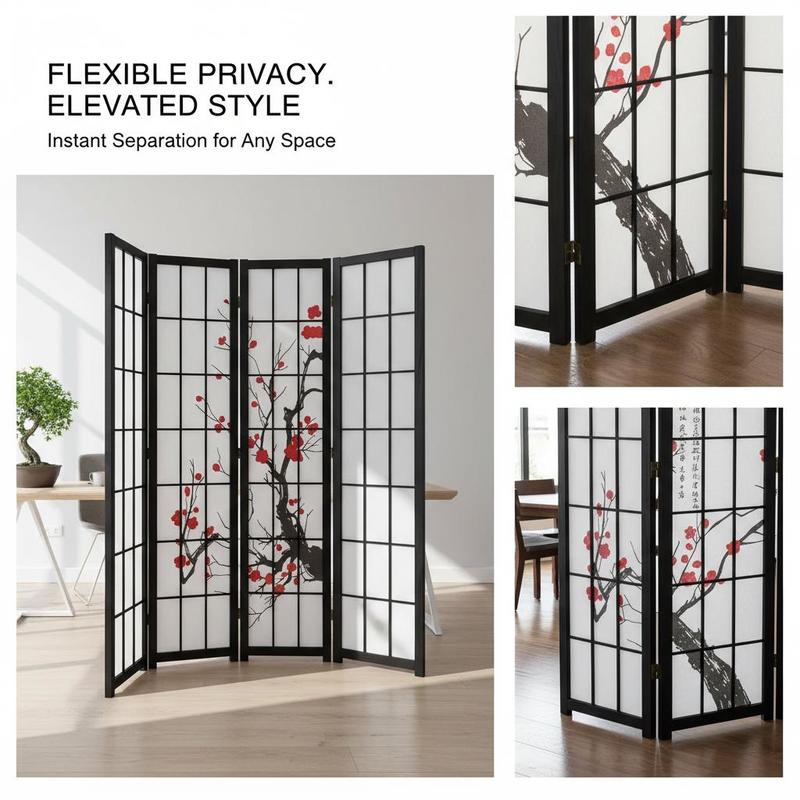 Pantalla japonesa Shoji de 6 p - Shoji Screen Divider reseña y precio