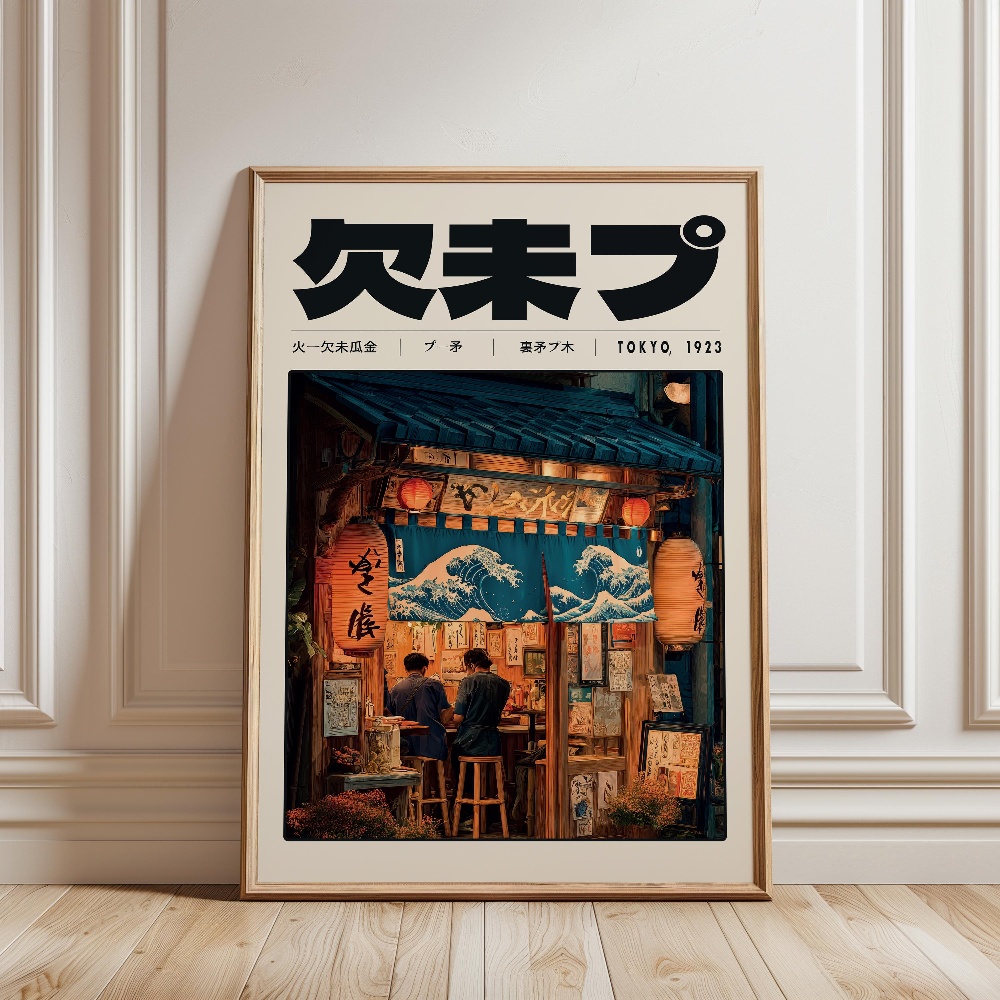 Pósteres de estilo japonés con - Japanese Culture Lifestyle reseña y precio