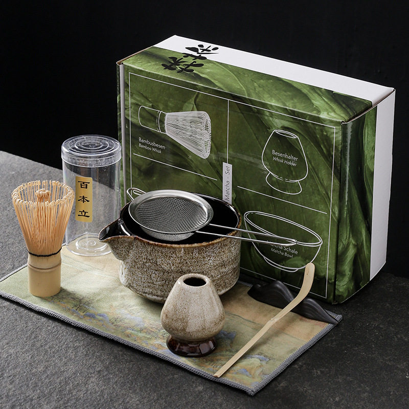 Juego de Matcha japonés hecho  - Matcha Bowl Chawan reseña y precio